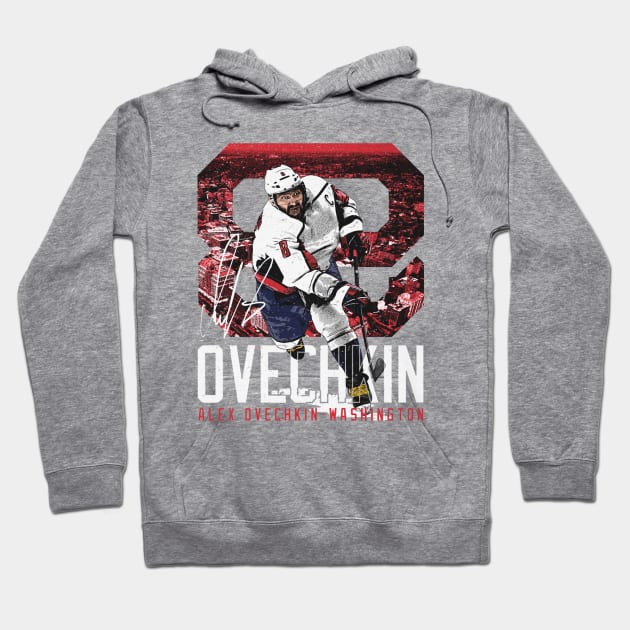 Alex Ovechkin Washington Landmark Hoodie by lavonneroberson